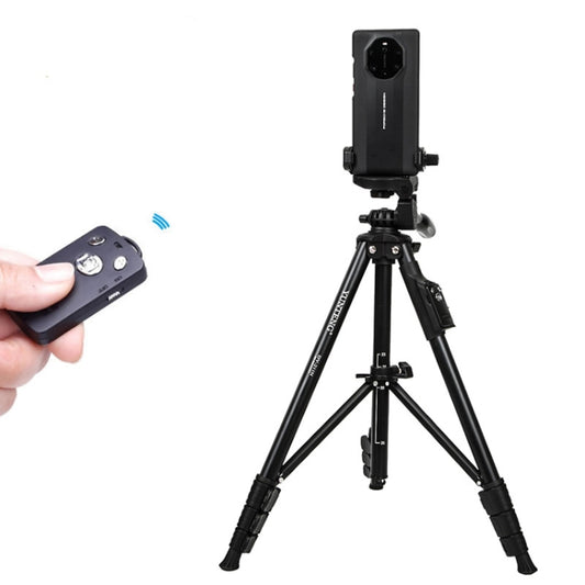 211N Aluminum Tripod Mount with Bluetooth Remote Control & 3-Way Head & Phone Clamp