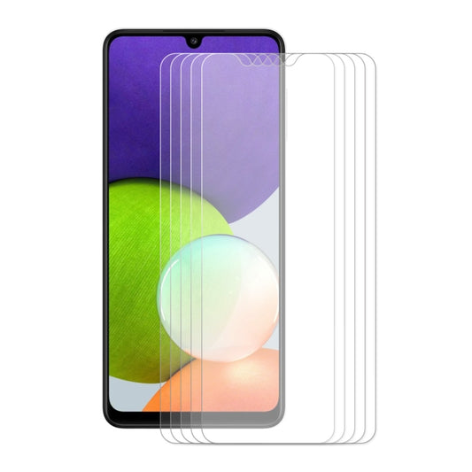 5 PCS For Samsung Galaxy A32 4G ENKAY Hat-Prince 0.26mm 9H 2.5D Curved Edge Tempered Glass Screen Film, For Samsung Galaxy A32 4G(5 PCS)