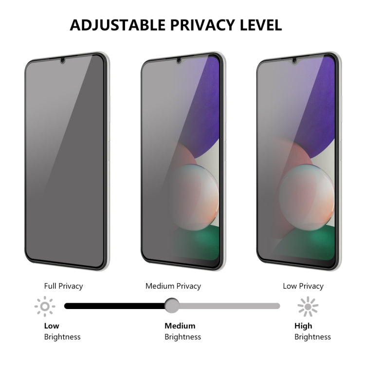 For Samsung Galaxy F42 5G ENKAY 28 Degree Anti-peeping Tempered Glass Full Screen Film
