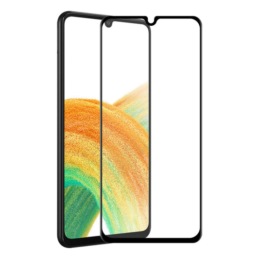 For Samsung Galaxy A33 5G ENKAY Full Glue 0.26mm 9H 2.5D Tempered Glass Full Film