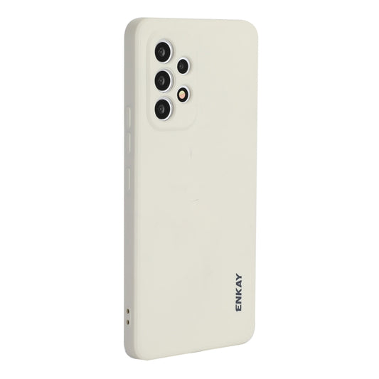 For Samsung Galaxy A53 5G ENKAY Liquid Silicone Soft Shockproof Phone Case