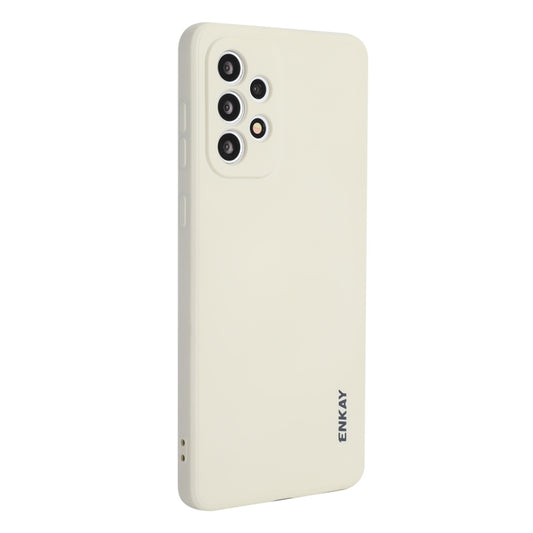For Samsung Galaxy A73 5G ENKAY Liquid Silicone Soft Shockproof Phone Case