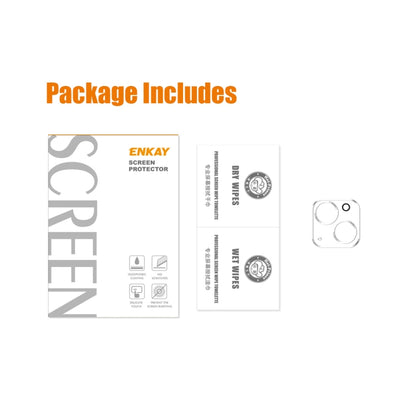 ENKAY Hat-Prince 9H Rear Camera Lens Tempered Glass Film for iPhone 14 / 14 Max