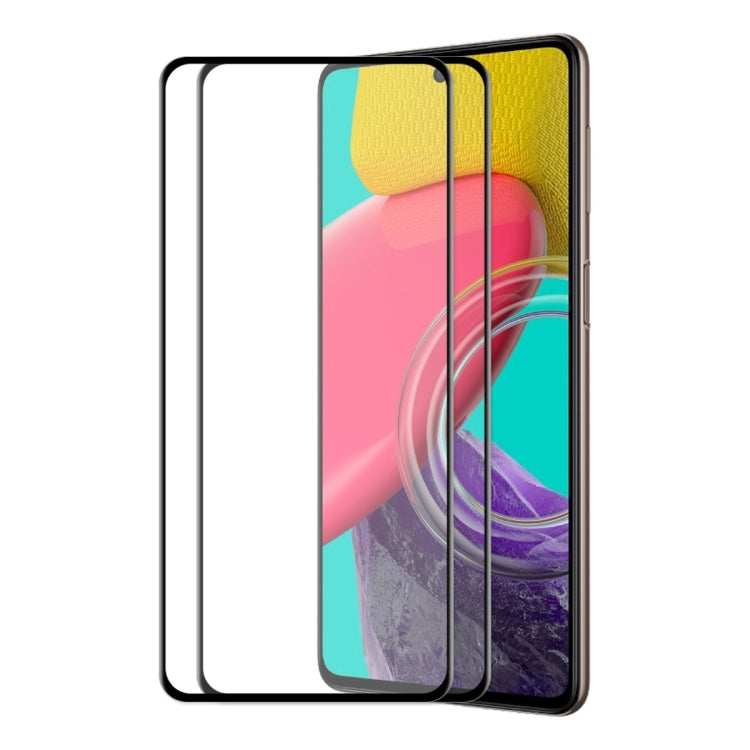 For Samsung Galaxy M53 4G ENKAY Hat-Prince 6D Full Glue Tempered Glass Full Film
