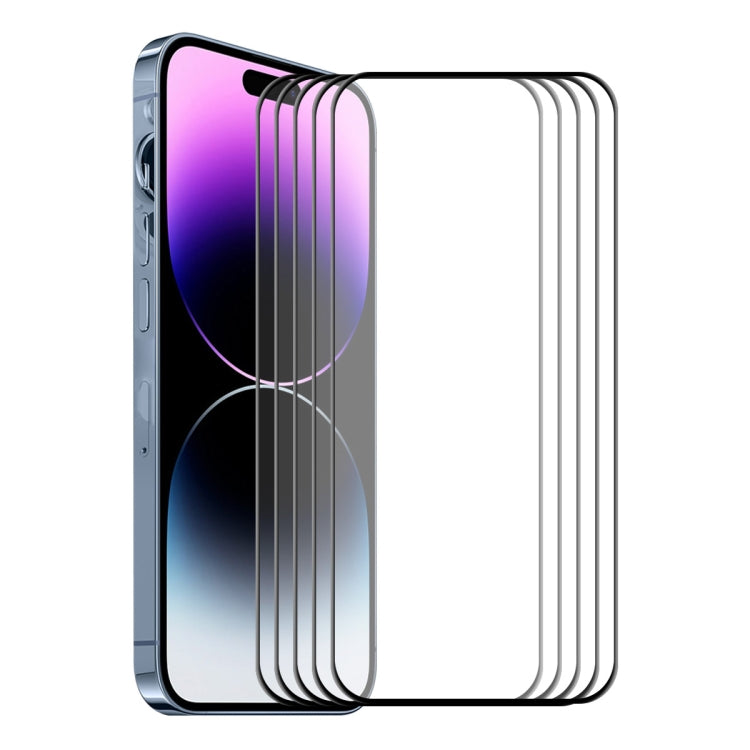 ENKAY 6D Full Glue Tempered Glass Full Film for iPhone 14 Pro Max
