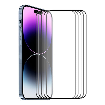 ENKAY 6D Full Glue Tempered Glass Full Film for iPhone 14 Pro Max