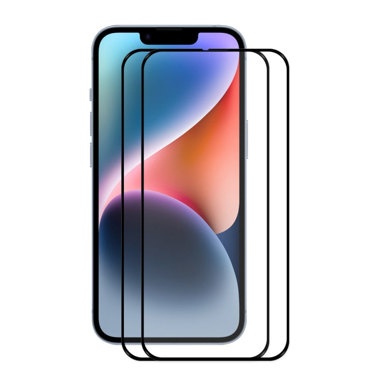 ENKAY Full Glue 0.26mm 9H 2.5D Tempered Glass Full Film for iPhone 14 Max