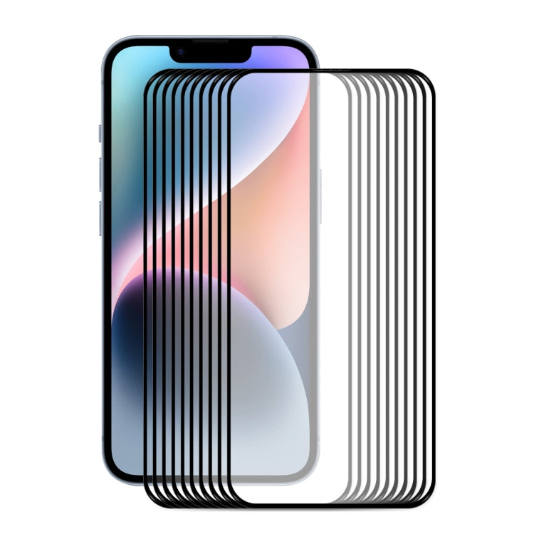 ENKAY Full Glue 0.26mm 9H 2.5D Tempered Glass Full Film for iPhone 14 Max