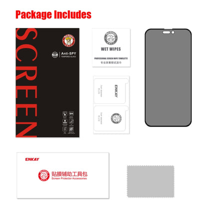ENKAY 28 Degree Anti-peeping Tempered Glass Film for iPhone 14 Pro