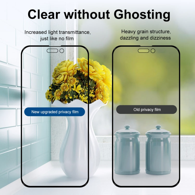ENKAY 28 Degree Anti-peeping Tempered Glass Film for iPhone 14 Pro