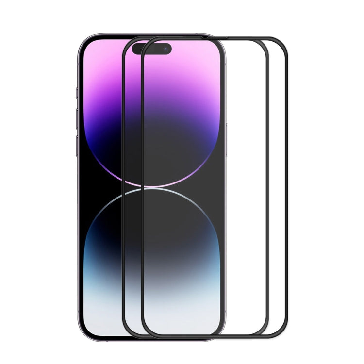 ENKAY Full Glue Tempered Glass Anti-fall Full Film for iPhone 14 Pro Max
