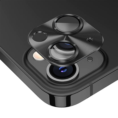 ENKAY Aluminium Alloy Tempered Glass Lens Cover Film For iPhone 14 / 14 Max