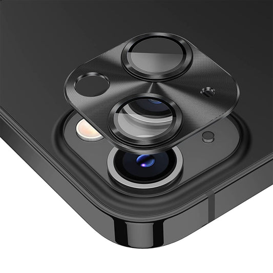 ENKAY Aluminium Alloy Tempered Glass Lens Cover Film For iPhone 14 / 14 Max