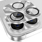 ENKAY Aluminium Alloy Tempered Glass Lens Cover Film For iPhone 14 Pro / 14 Pro Max