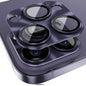 ENKAY Aluminium Alloy Tempered Glass Lens Cover Film For iPhone 14 Pro / 14 Pro Max