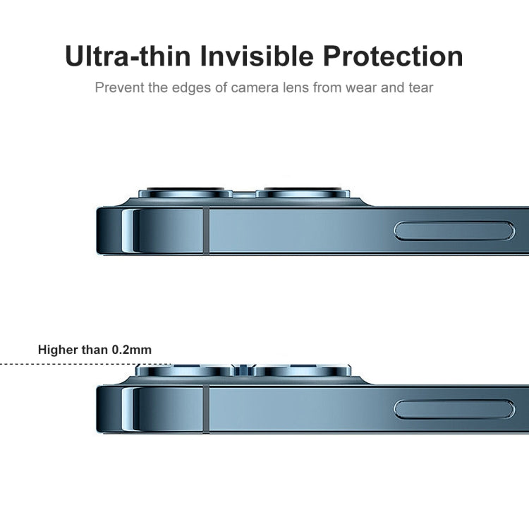 ENKAY 3 in 1 0.2mm 9H Tempered Glass Lens Film For iPhone 14 Pro / 14 Pro Max