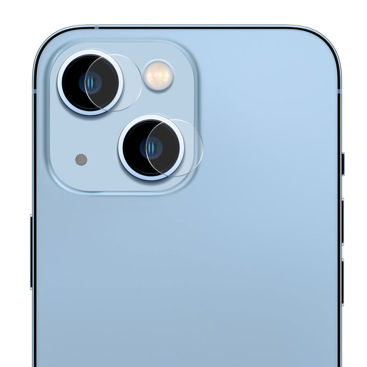 ENKAY 2 in 1 0.2mm 9H Tempered Glass Lens Film For iPhone 14 Pro / 14 Pro Max