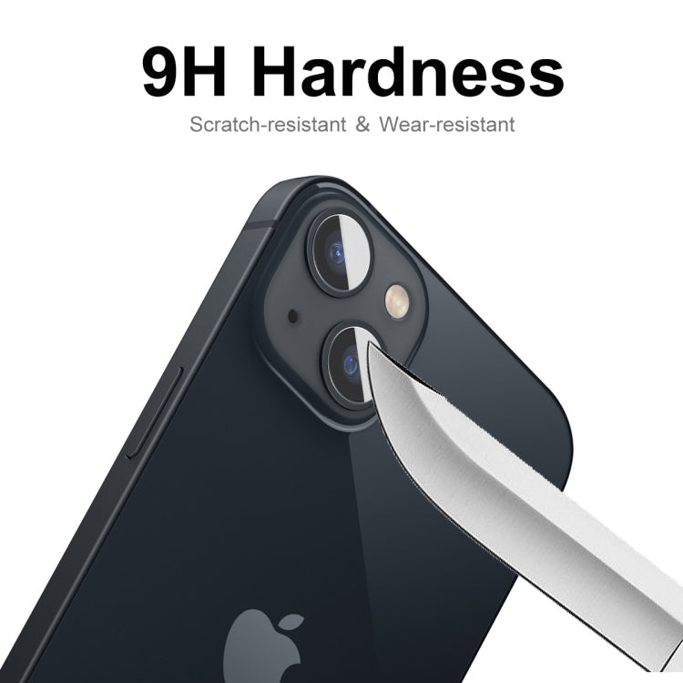 ENKAY 2 in 1 0.2mm 9H Tempered Glass Lens Film For iPhone 14 Pro / 14 Pro Max