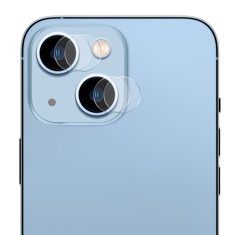ENKAY 2 in 1 0.2mm 9H Tempered Glass Lens Film For iPhone 14 Pro / 14 Pro Max