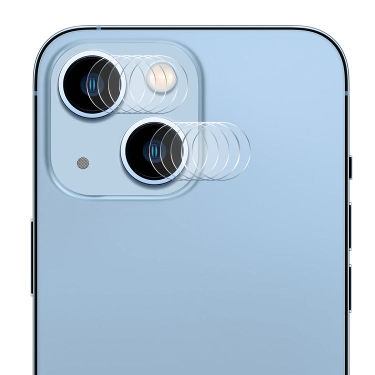 ENKAY 2 in 1 0.2mm 9H Tempered Glass Lens Film For iPhone 14 Pro / 14 Pro Max