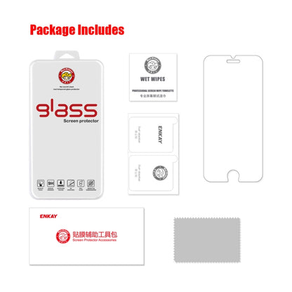 ENKAY Thickened 0.26mm 9H 2.5D Tempered Glass Film For iPhone SE 2022 / 2020