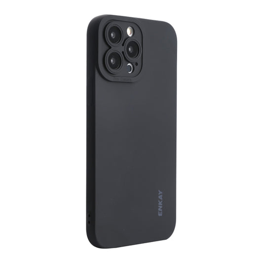ENKAY Liquid Silicone Shockproof Phone Case For iPhone 14 Pro