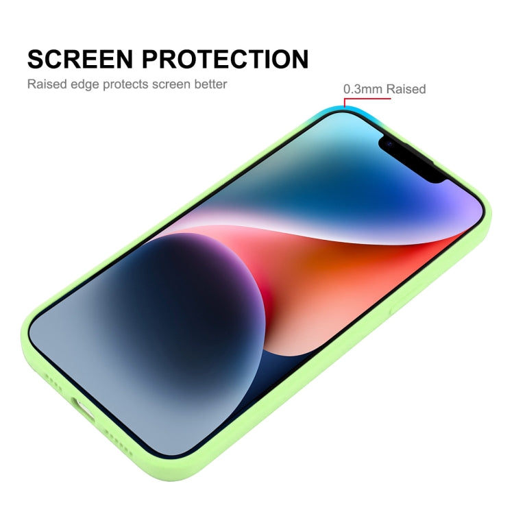 For iPhone 14 ENKAY Liquid Silicone Shockproof Soft Phone Case