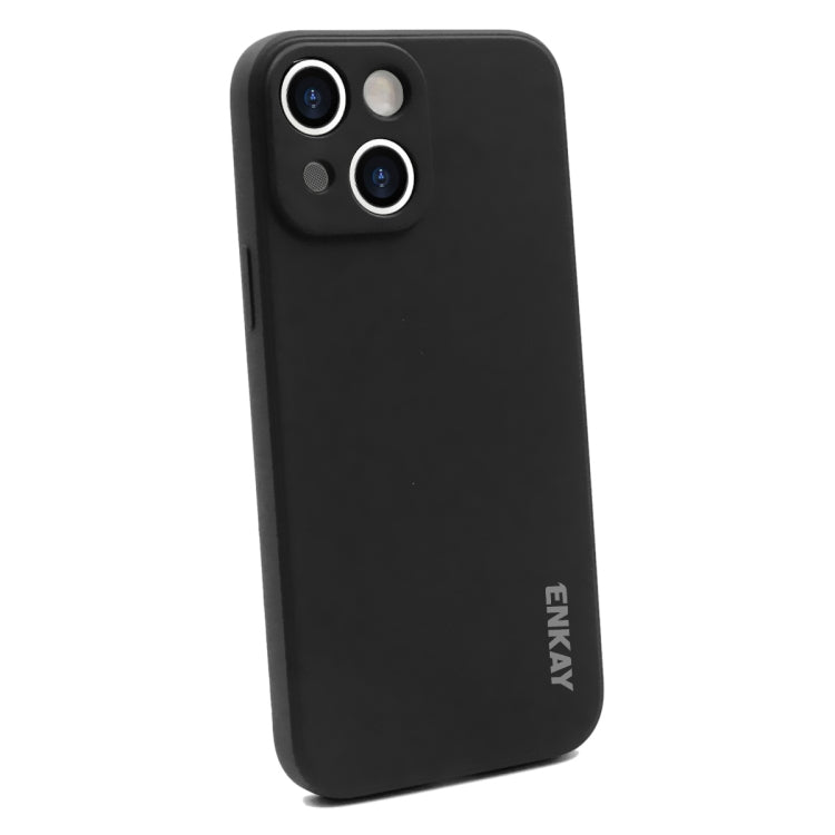 For iPhone 14 Plus ENKAY Liquid Silicone Shockproof Soft Phone Case