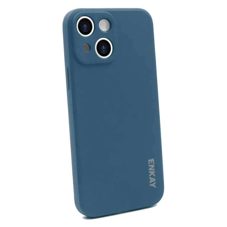 For iPhone 14 Plus ENKAY Liquid Silicone Shockproof Soft Phone Case