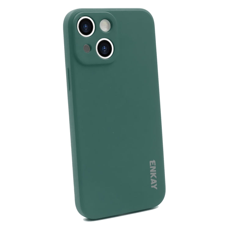 For iPhone 14 Plus ENKAY Liquid Silicone Shockproof Soft Phone Case
