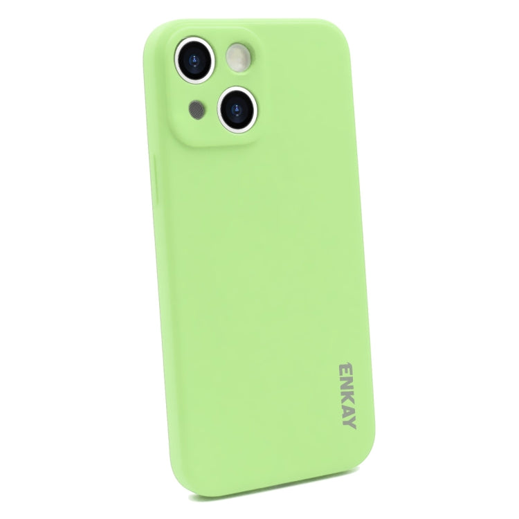 For iPhone 14 Plus ENKAY Liquid Silicone Shockproof Soft Phone Case