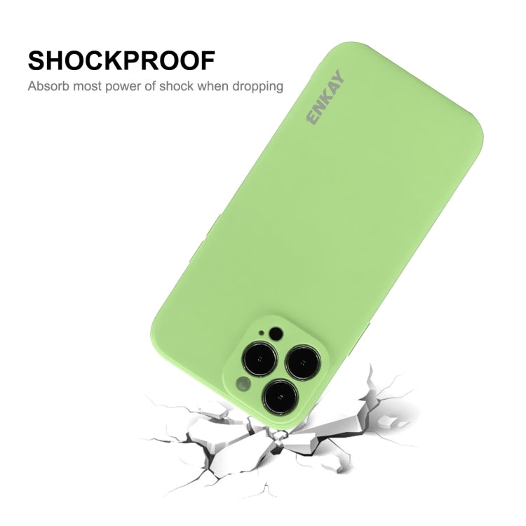 For iPhone 14 Plus ENKAY Liquid Silicone Shockproof Soft Phone Case