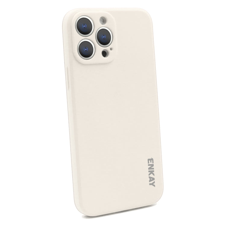 For iPhone 14 Pro ENKAY Liquid Silicone Shockproof Soft Phone Case