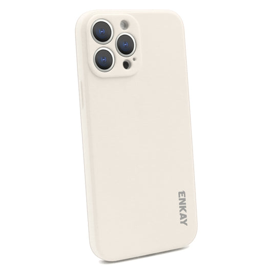 For iPhone 14 Pro ENKAY Liquid Silicone Shockproof Soft Phone Case