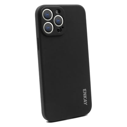 For iPhone 14 Pro ENKAY Liquid Silicone Shockproof Soft Phone Case