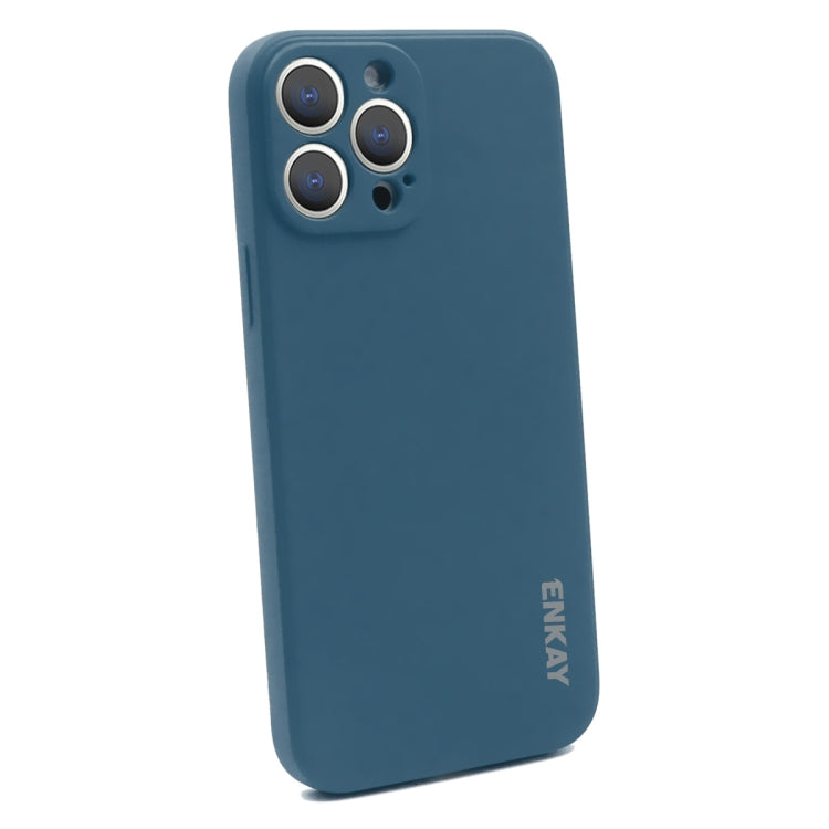 For iPhone 14 Pro ENKAY Liquid Silicone Shockproof Soft Phone Case