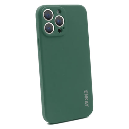 For iPhone 14 Pro ENKAY Liquid Silicone Shockproof Soft Phone Case