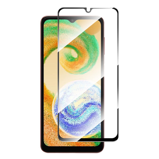 For Samsung Galaxy A04 / A04s ENKAY Full Glue 0.26mm 9H 2.5D Tempered Glass Full Film