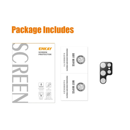 For Samsung Galaxy S23 Ultra 5G ENKAY 9H Rear Camera Lens Tempered Glass Film