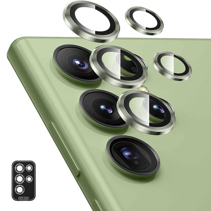 For Samsung Galaxy S23 Ultra 5G ENKAY Rear Lens Aluminium Alloy Tempered Glass Film