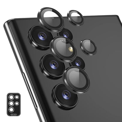 For Samsung Galaxy S23 Ultra 5G ENKAY Rear Lens Aluminium Alloy Tempered Glass Film