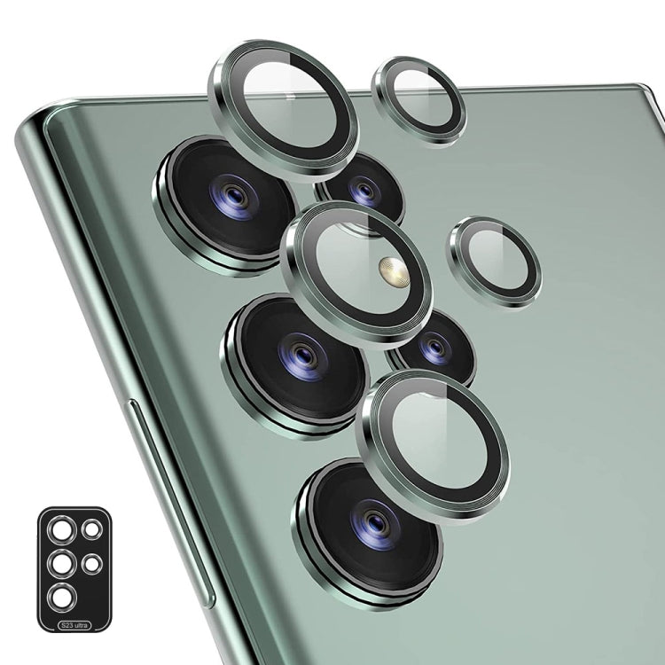 For Samsung Galaxy S23 Ultra 5G ENKAY Rear Lens Aluminium Alloy Tempered Glass Film