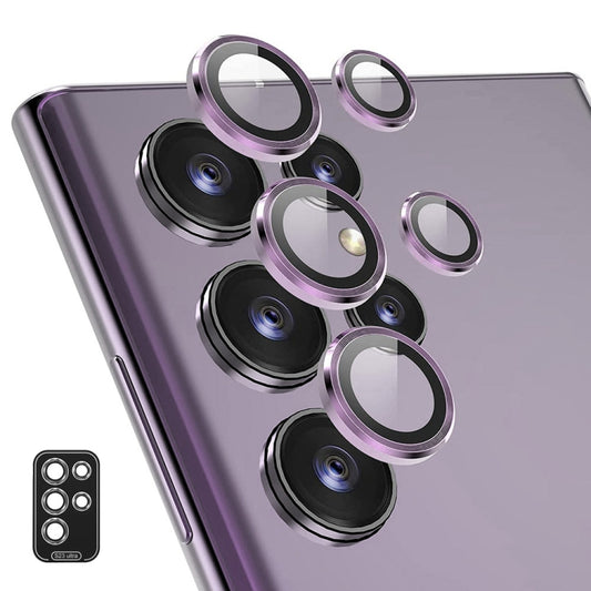 For Samsung Galaxy S23 Ultra 5G ENKAY Rear Lens Aluminium Alloy Tempered Glass Film