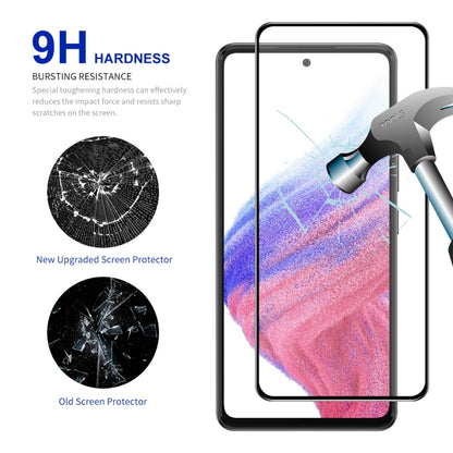 For Samsung Galaxy A54 5G ENKAY Hat-Prince Full Glue 0.26mm 9H 2.5D Tempered Glass Full Film