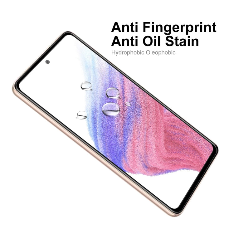 For Samsung Galaxy A54 5G ENKAY Hat-Prince 6D Full Glue Tempered Glass Full Film