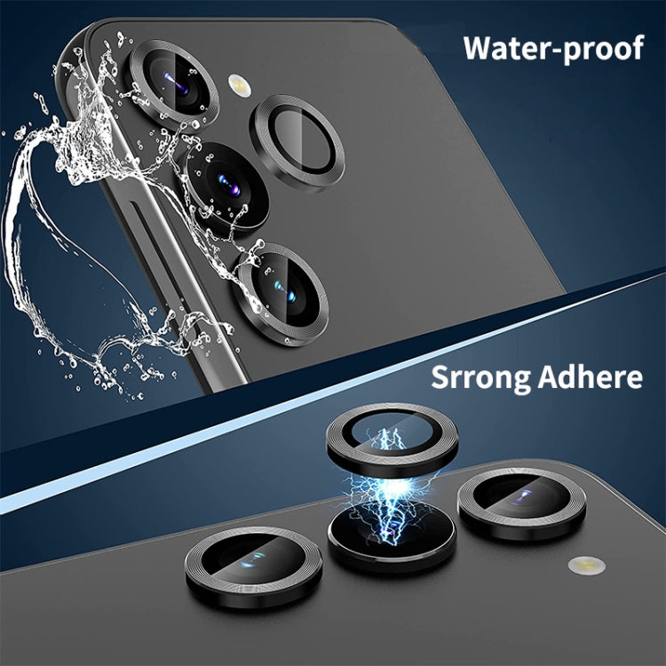 For Samsung Galaxy S23 5G / S23+ 5G ENKAY Hat-Prince 9H Rear Camera Lens Aluminium Alloy + Tempered Glass Full Coverage Protector