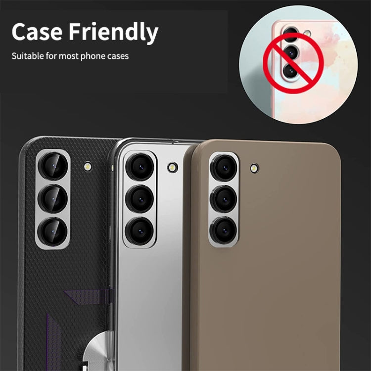 For Samsung Galaxy S23 5G / S23+ 5G ENKAY Hat-Prince 9H Rear Camera Lens Aluminium Alloy + Tempered Glass Full Coverage Protector