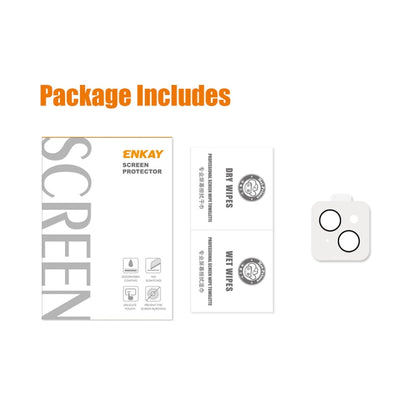 ENKAY Hat-Prince Tempered Individual Ring Camera Glass Film with Positioner