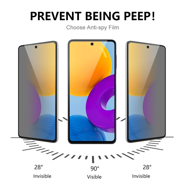 For Samsung Galaxy A54 5GENKAY 28 Degree Anti-peeping Tempered Glass Full Screen Film