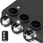 For Samsung Galaxy S23 5G / S23+ 5G ENKAY 9H Rear Camera Lens Glitter Aluminium Alloy Ring Tempered Glass Film